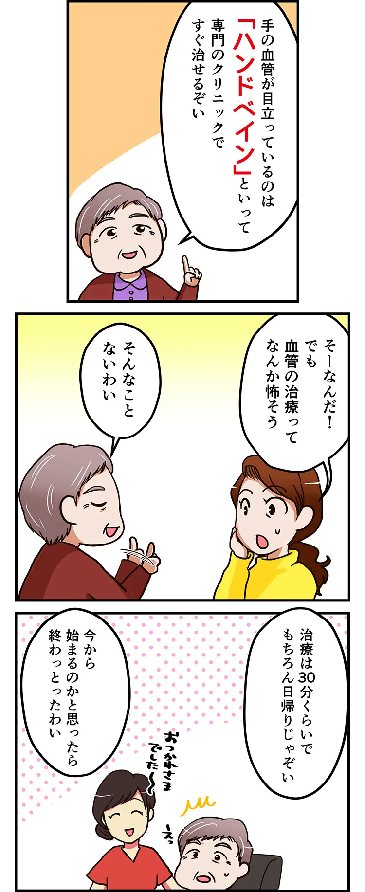 ハンドベイン漫画３（スマホ）